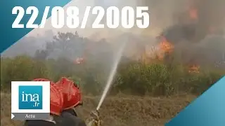 20 France 2 du  22 août 2005 - Incendie à Perpignan | Archive INA