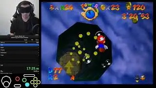 Blindfolded SM64 - DDD Stage RTA Speedrun in 1:08:38 by Bubzia [FWR]