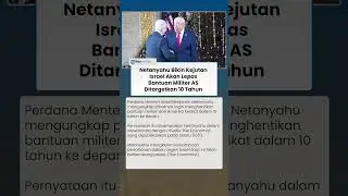 Netanyahu: Israel Targetkan Hentikan Bantuan Militer AS dalam 10 Tahun
