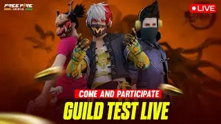 Gaurav Is Live Free Fire Max Guild Test Live Streaming With OBS