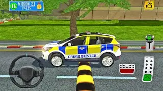 Crime Buster Police Car Driving in Multi Floor Parking - Android Gameplay