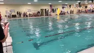 2022 Chestnut Grove Middle School Swim Championships. 50m Fly