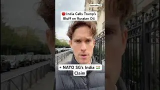 #India Still Buying #RussianOil Despite Trump&rsquo;s Tariffs and Rutte&rsquo;s Claim #NATO #Trump #Geopolitics