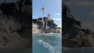Jumping And Swimming Through Under Water Caves!!!
