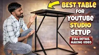 Best table for YouTube studio setup 🤯  How to make table  @VaibhavTalawade-b2f8r  