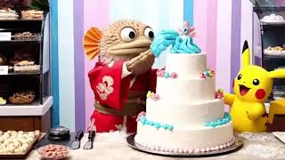 Piff and Pikachu Making Wedding Cake