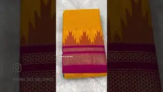 Gorgeous Temple Border Sarees! #sareelove #templeborder #indianethnics #explorepage #exploring