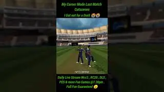 wcc3 My Career Mode Retirement | End of My Career | End Cutscenes | No Farewell 😭😭 #wcc3 #games #ipl