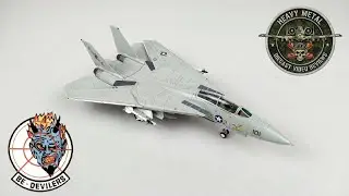 Истребитель Grumman F-14A Tomcat, эскадрилья VF-74 Be-Devilers ВМС США, авианосец USS Saratoga, л...