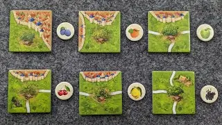 WHAT'S NEW Carcassonne The Fruit-Bearing Trees Mini-Expansion, plus PLAYTHROUGH & EXPANSIONIST