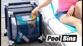 Style# PBMN-1716: Space Saver Pool Storage Small Mesh Organizer Bin