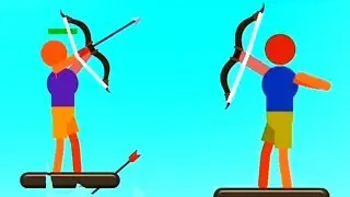 Stick-man Games: Archery, Spear-man, Ninja / Android Gameplay HD