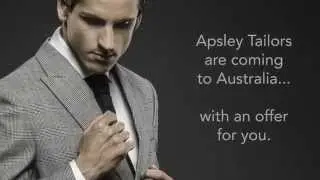 Apsley Tailors are coming to Australia