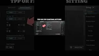 Pubg TPP Or FPP Control Settings 🤔 Bgmi FPP Or TPP Control Settings #shorts #pubg #bgmi #viralvideo