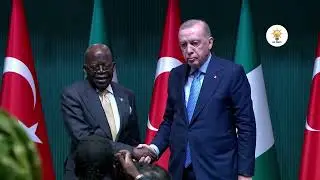 Nijerya Cumhurbaşkanı Bola Ahmed Tinubu ile ortak basın toplantısı
