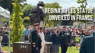 Regina Rifles statue unveiled in France ahead of D-Day anniversary