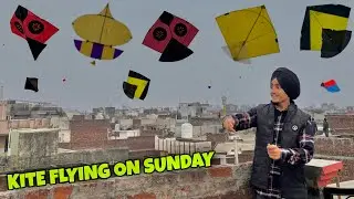 KITE FLYING ON SUNDAY 😍ਹਵਾ 1 NUMBER FLYING PATANG 🔥KITE FIGHT IN AMRITSAR 