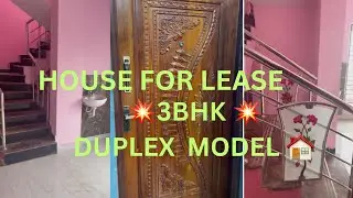 💥House for LEASE near ambattur🏠🚘 chennai #3bhk #duplex model, #2024,newly constructed💥😎