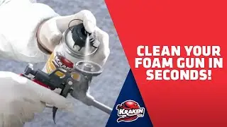 How to use and clean foam dispensing gun? | Krakenbond Foam Cleaner