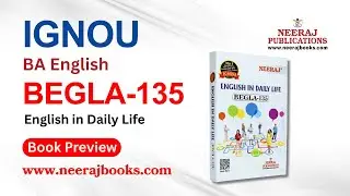 IGNOU BA English | BEGLA-135 Help Book (Guide) | Free Preview by Neeraj Publications
