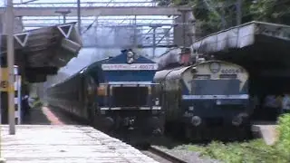 Surprise Offlink BKGT WDP4B Thunders Past With Garib Rath Express