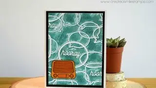 Stencils and Distress Stain for Create a Smile Stamps