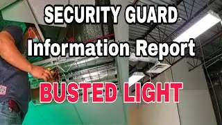 Paano gumawa ng Report ang Security Guard 