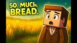🌾 So. Much. Bread. | Unlimited Wheat Farm in create mod Minecraft