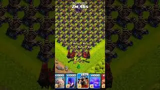 1000 Max Lava Hounds Vs 200 Max Air Defense #clashofclans #coc #clashroyale #clash