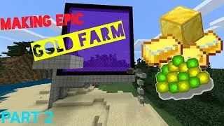 MAKING GOLD FARM | PART 2 | MINECRAFT BEDROCK | CLIFF CRAFT
