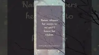 🌿 Listening to Nature&rsquo;s Wisdom 🌿 Aligning with Earth&rsquo;s Sacred Rhythms #sacredconnection #witch