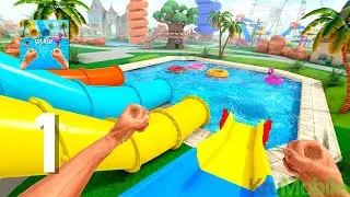 Симулятор менеджера аквапарка &mdash; прохождение игры, часть 1 &mdash; день 1&ndash;3 (Android, iOS)