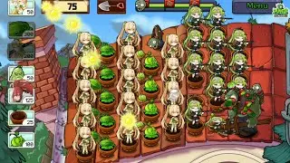Plants girls vs zombies level 5-8