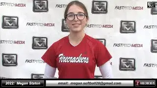 2022 Megan Staton 3.52 GPA Pitcher Softball Skills Video with Game Footage - Firecrackers Nicholson