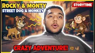 Rocky the Street Dog 🐕 vs. Monty the Monkey 🐒: An Unlikely Friendship Storytime!