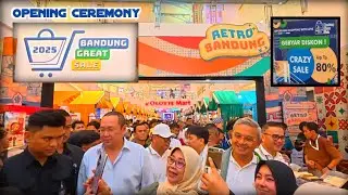 Meriah‼️Acara Pembukaan BANDUNG GREAT SALE 2025 di MALL Festival Citylink | Discount Up TO 80%‼️