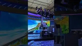SK Telecom VR '4D Metaverse' ride at MWC 2022