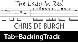 Chris de Burgh - The Lady In Red / Guitar Tab+BackingTrack