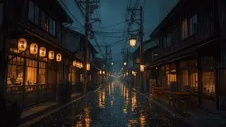 Tokyo After Midnight 🌙 Lofi Sleep Mix with Rain