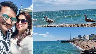 ইংল্যান্ডে সমুদ্র l Bright Brighton | Beach Travel Vlog (Brighton & Hove) | Bengali Vlog | Episode 4