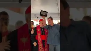Oi, Thyago! 💙Seguindo a tradi&ccedil;&atilde;o, recebi, a imagem peregrina de S&atilde;o Sebasti&atilde;o na sede da Prefeitura