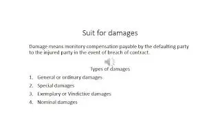 Suit for damages video 14 7