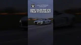 F1 EXHAUST on Gated Manual Audi R8 V10 by Valvetronic Designs
