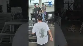 Ultimate Stability Test: See Our Rock-Solid Aluminum Stage Platform in Action!