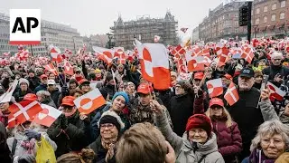 Copenhagen demo in support of Greenland as Trump seeks control of island