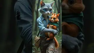 A Cat&rsquo;s Kindness Saves a Squirrel | Emotional Animal Animation Story