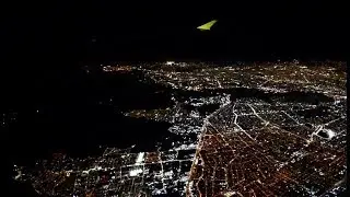 SKY Airline Airbus A319-111 (CC-AFY) night landing at Santiago Pudahuel Airport (SCL/SCEL)