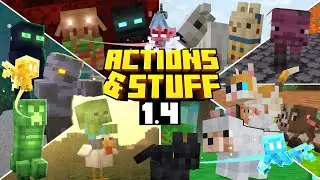 ACTIONS & STUFF 1.4 UPDATE - MINECRAFT PE (BEDROCK)