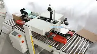 Carton Tape Sealing And Sticker Labeling Machine
