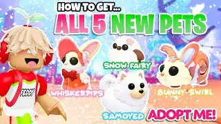 How to Get SAMOYED, BUNNY SWIRL, JAPANESE SNOW FAIRY & More | Roblox Adopt Me Christmas 2025 ❄️
